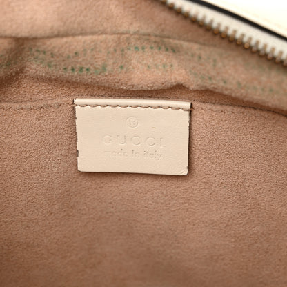 Gucci Calfskin Matelasse Small GG Marmont Chain Shoulder Bag White 5 of 15