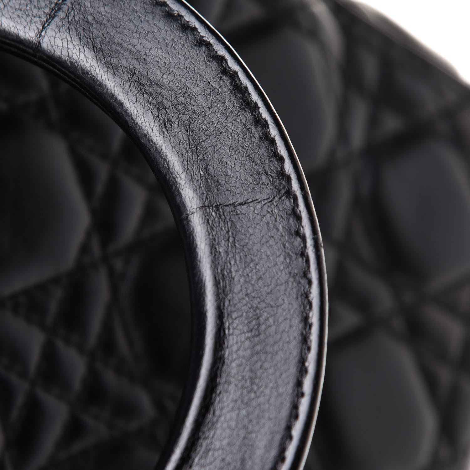 Christian Dior Lambskin Cannage Small Lady Dior Black 10 of 10