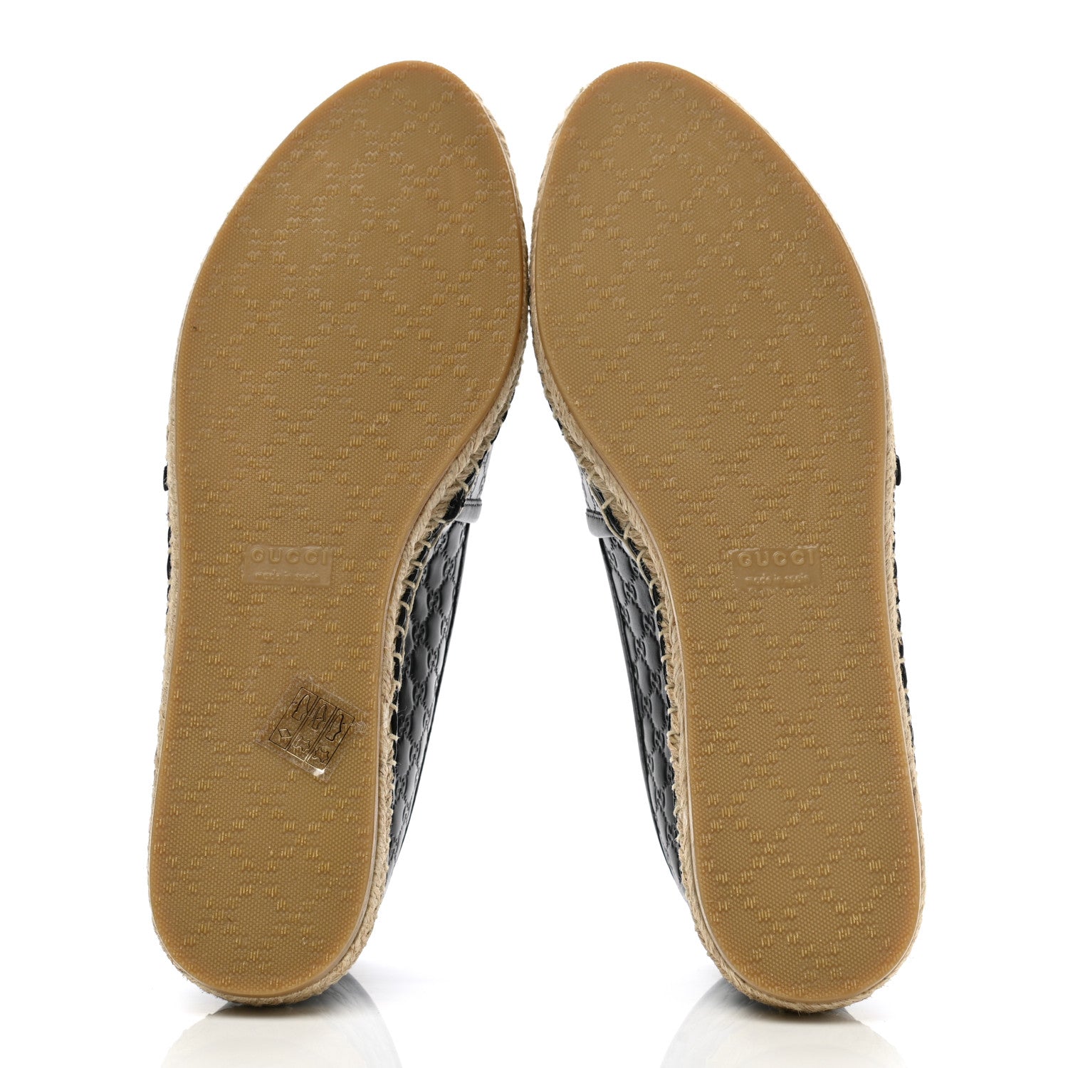 Gucci Microguccissima Signature Espadrilles 37.5 Black 5 of 9