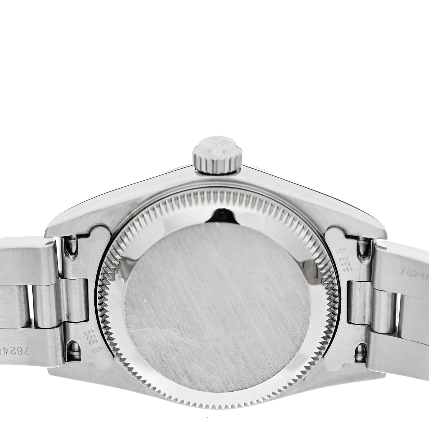 Stainless Steel 24mm Oyster Perpetual Watch Pink 76080
