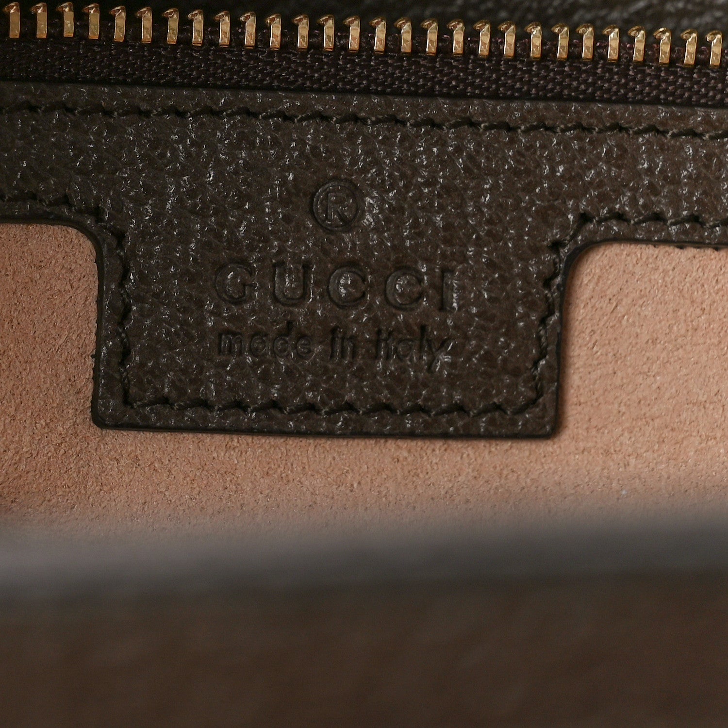 Gucci GG Supreme Monogram Textured Calfskin Web Medium Ophidia Shopping Tote Beige Ebony New Acero 6 of 11
