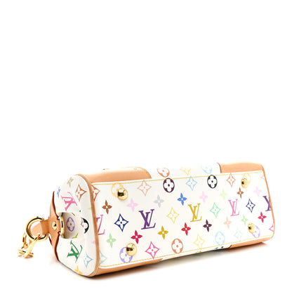Louis Vuitton Monogram Multicolor Beverly MM White 4 of 14