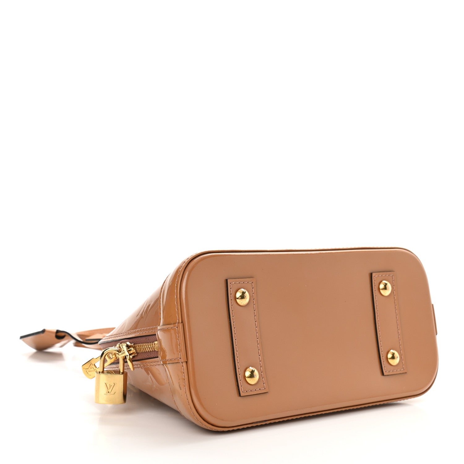 Louis Vuitton Vernis Alma BB Rose Velours 4 of 10