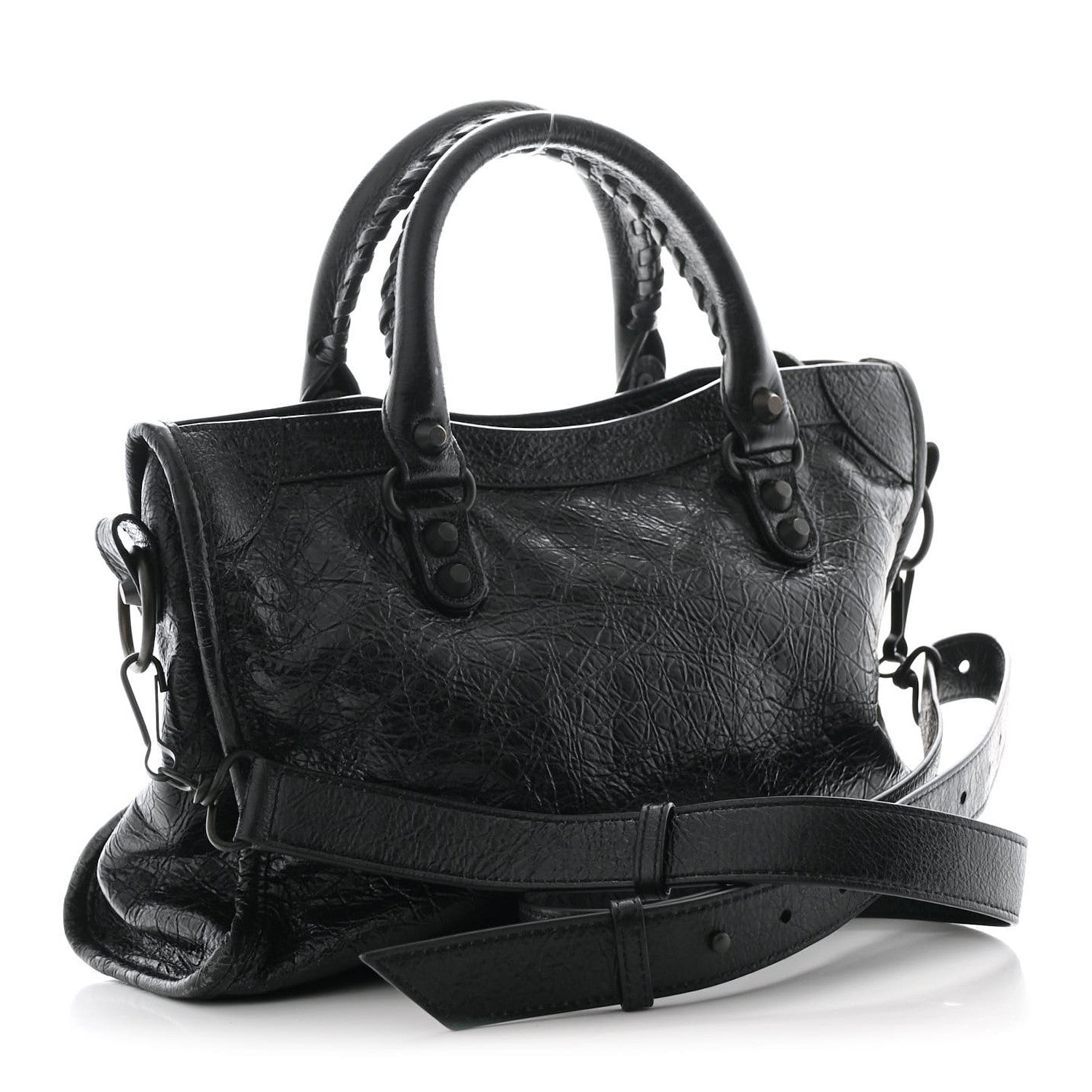 Balenciaga Agneau Arena Classic Hardware Small Le City Black 3 of 11