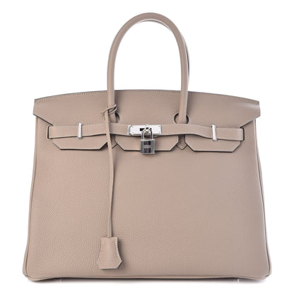 Hermes Togo Birkin 35 Gris Tourterelle 1 of 36