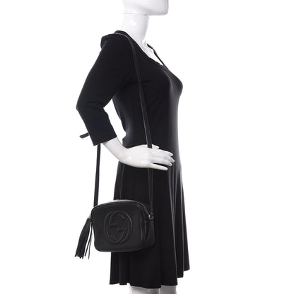 Gucci Pebbled Calfskin Small Soho Disco Bag Black 2 of 11