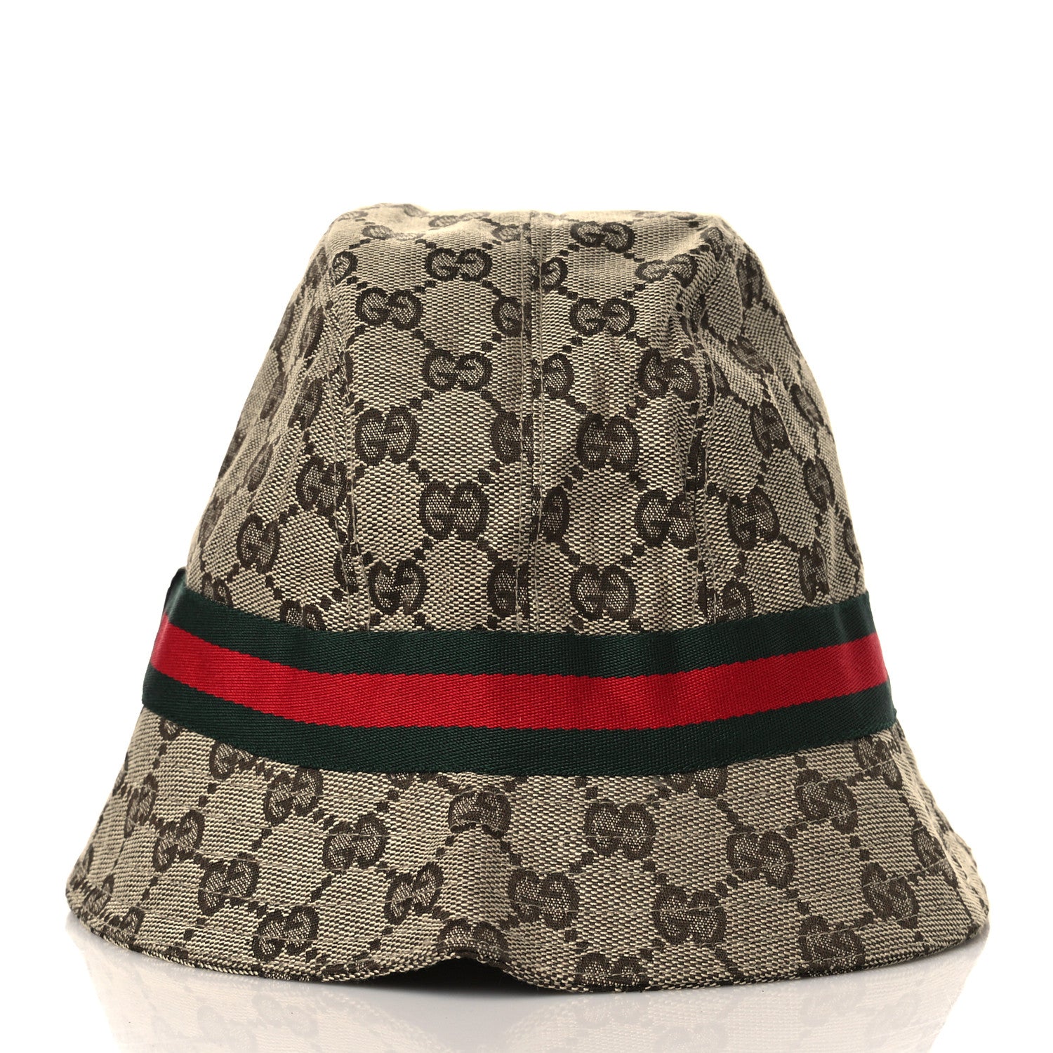 Gucci Monogram Web Bucket Hat L Brown 3 of 8