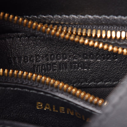 Balenciaga Calfskin XS Fringe Laundry Cabas Black 7 of 10
