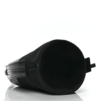 Prada Tessuto Spazzolato Ouverture Bucket Bag Black 4 of 9