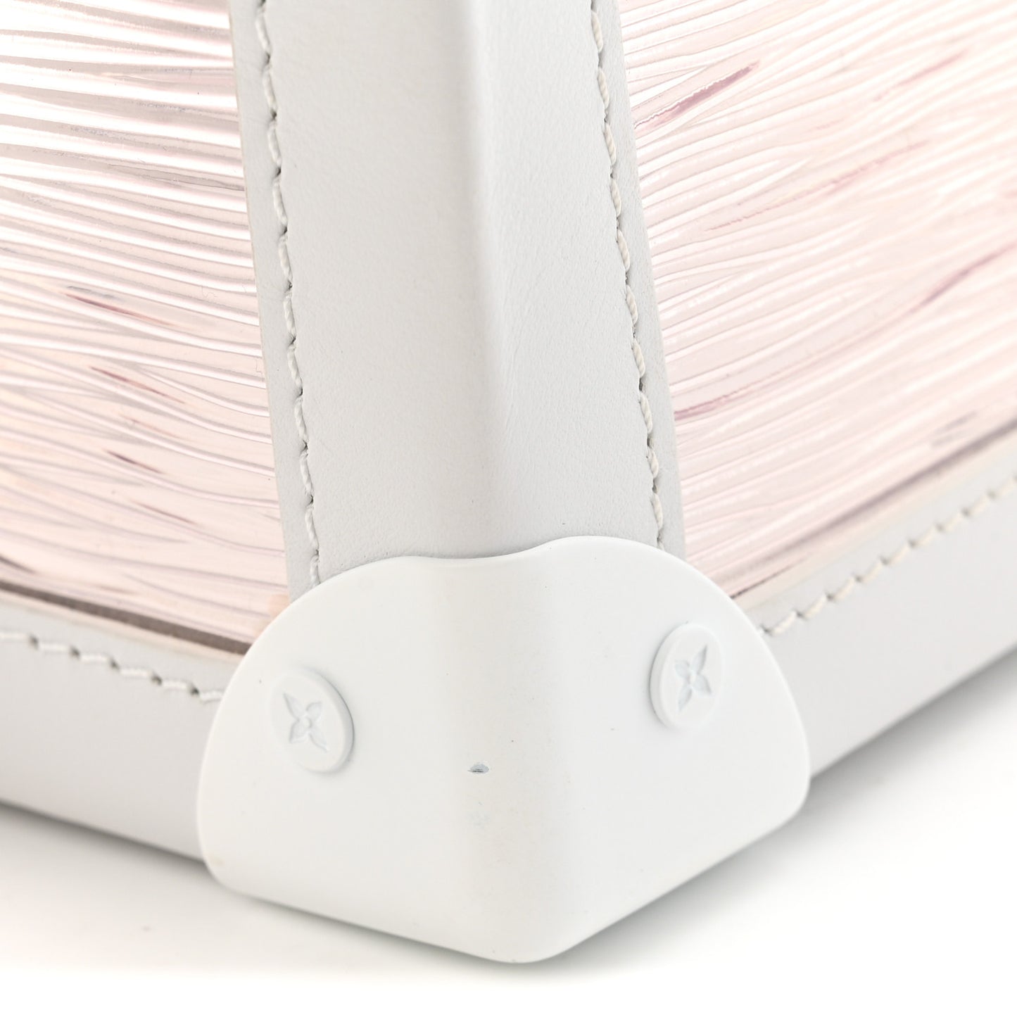 Calfskin PVC Epi Plage Soft Trunk Optic White