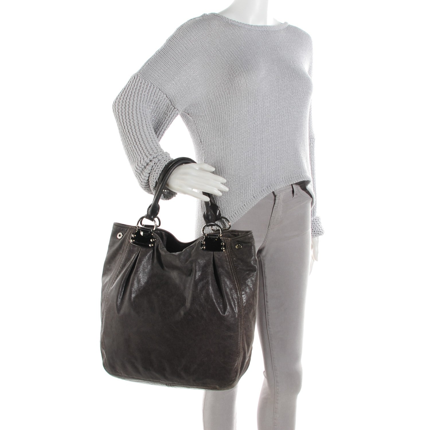 Miu Miu Vitello Lux Shopping Tote 5 of 12