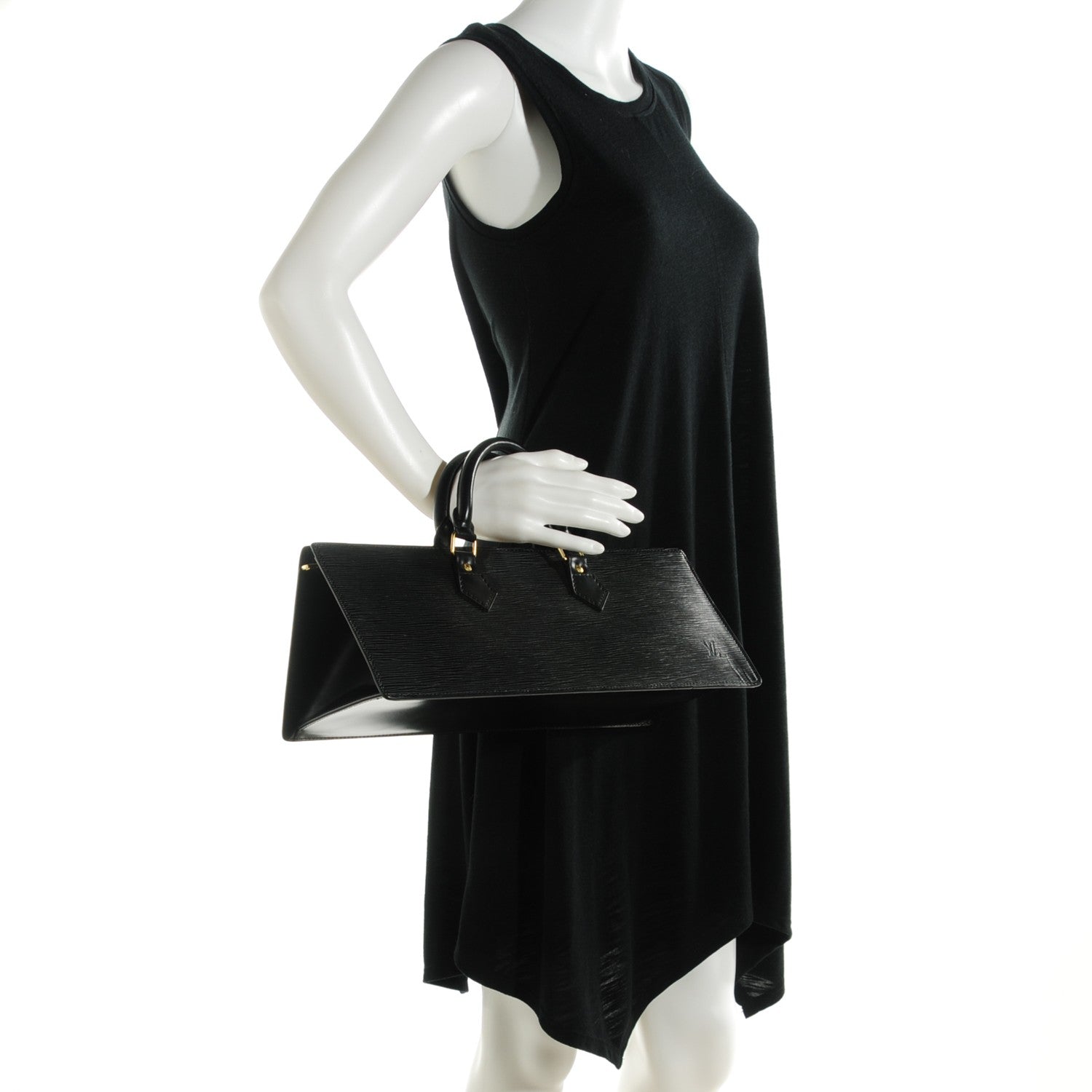 Louis Vuitton Epi Sac Triangle Black 2 of 9