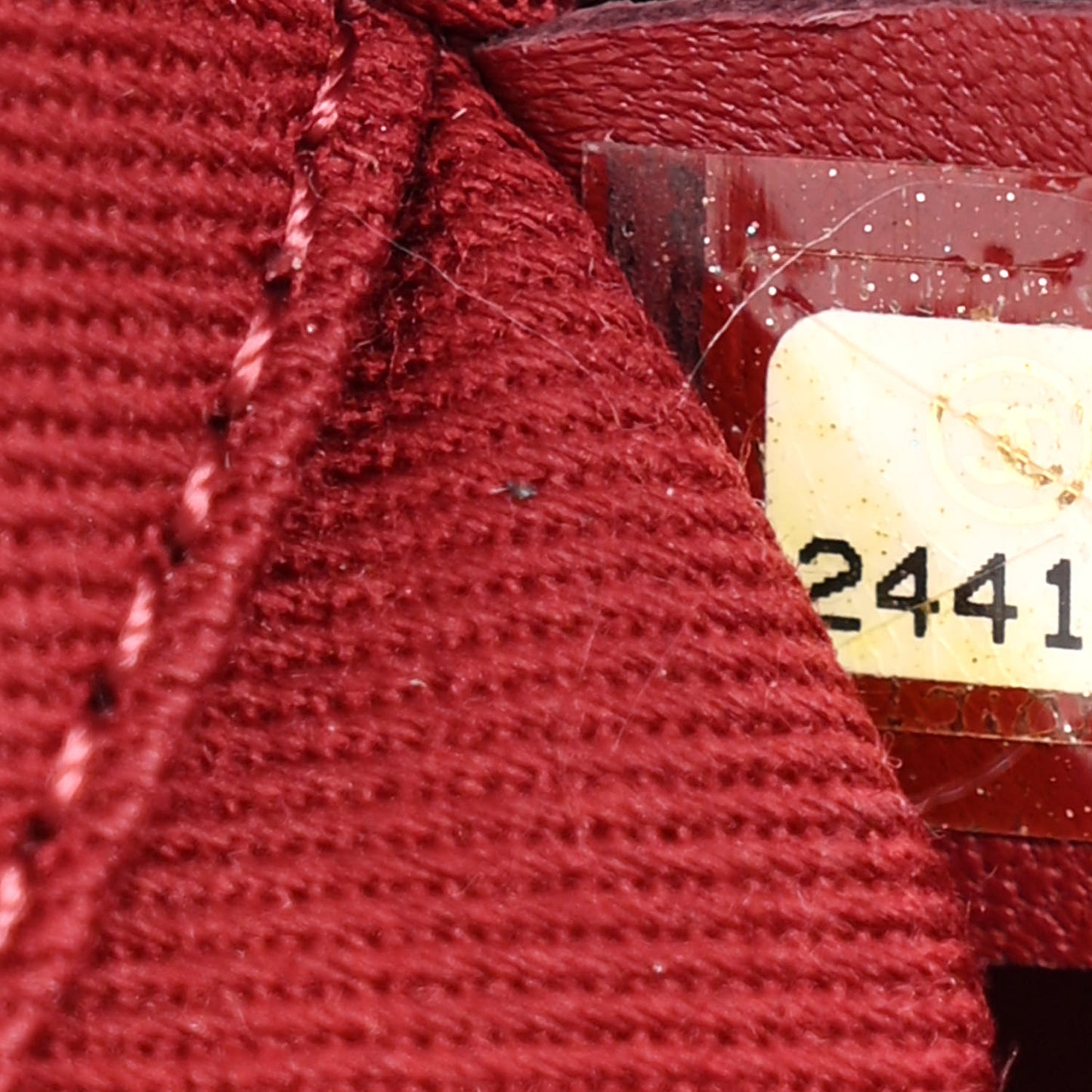 Canvas Small Deauville Tote Red