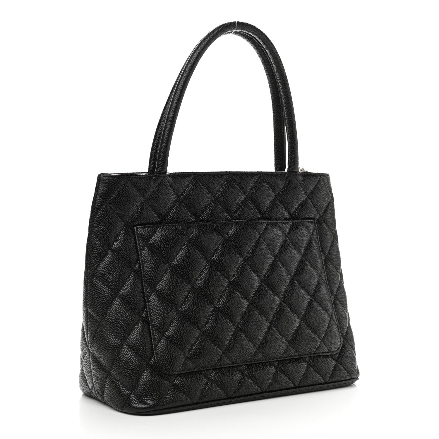 Chanel Caviar Quilted Medallion Tote Black 3 of 10
