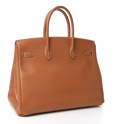Hermes Epsom Birkin 35 Toffee 4 of 35