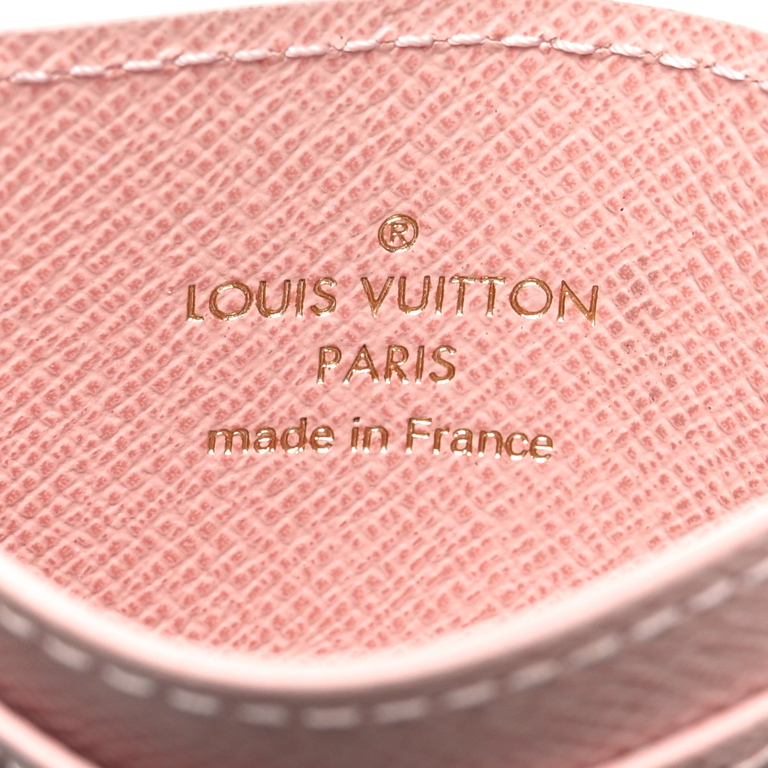 Louis Vuitton Monogram LV Charms Card Holder Rose Ballerine 6 of 7