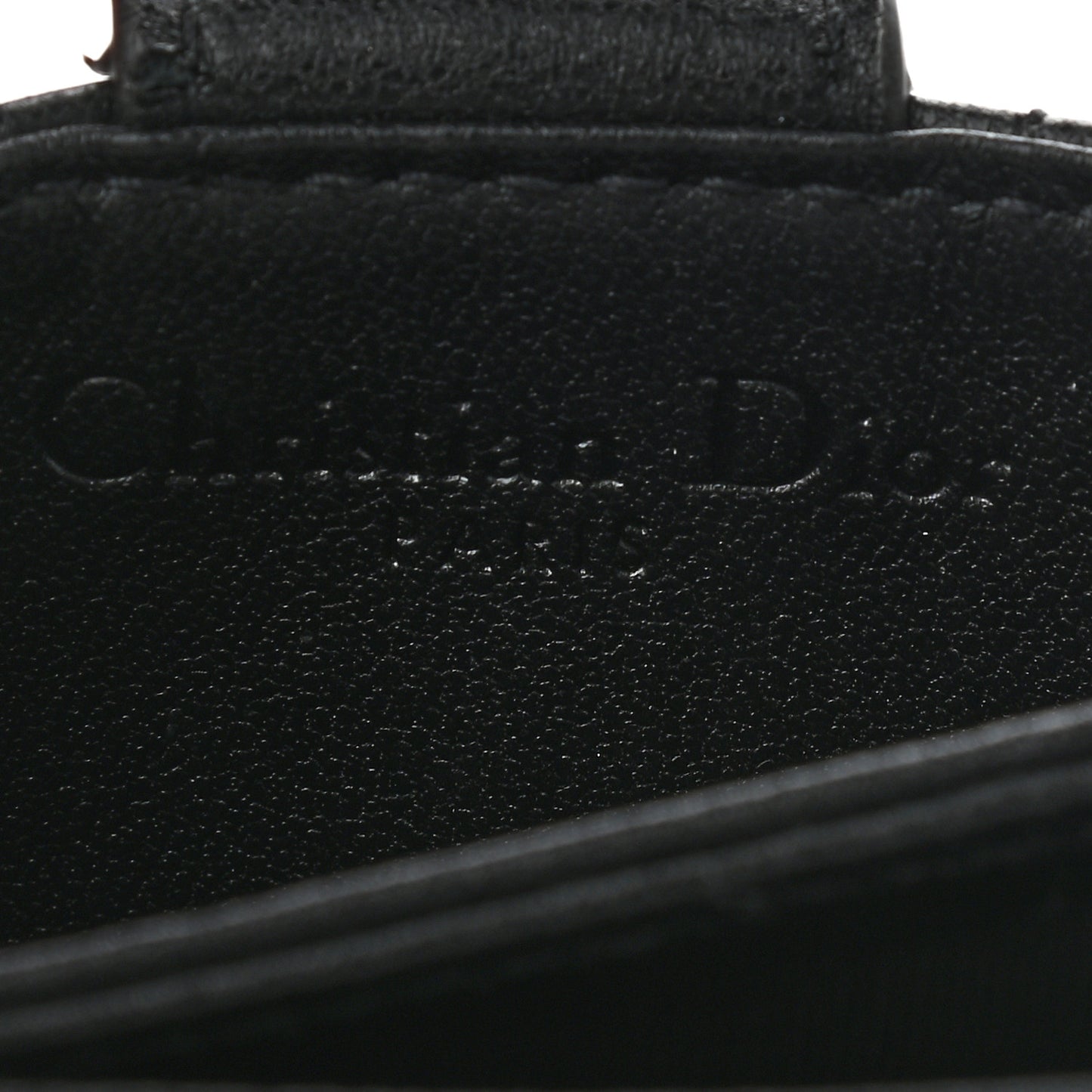 Lambskin Cannage Lady Dior 5-Gusset Card Holder Black