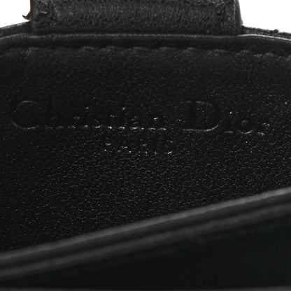 Christian Dior Lambskin Cannage Lady Dior 5-Gusset Card Holder Black 6 of 8