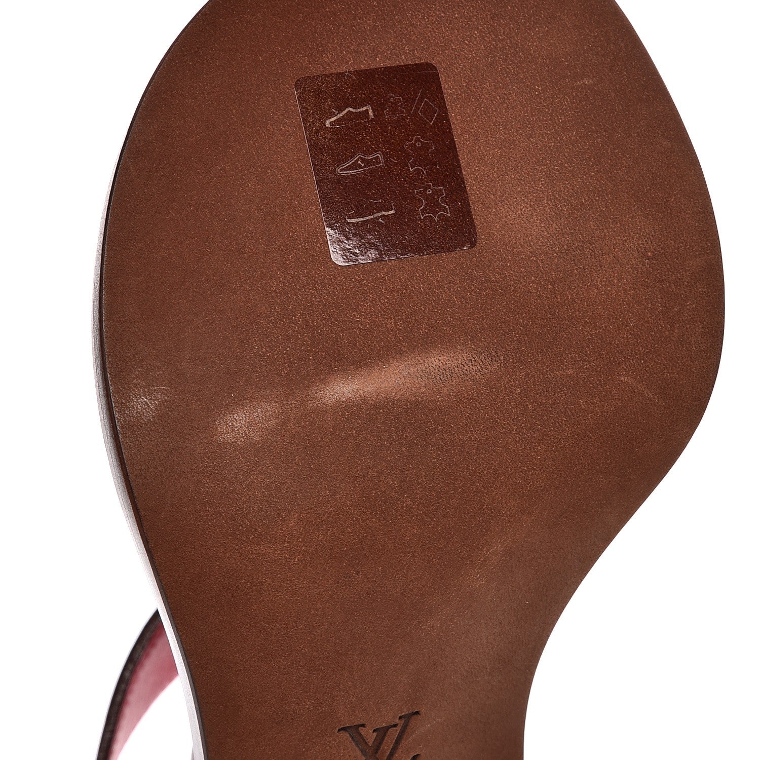Louis Vuitton Calfskin Monogram Ocean Drive Heeled Sandals 36 Cognac 10 of 11