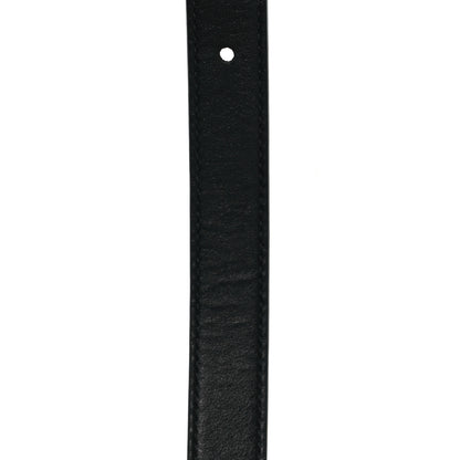 Gucci Calfskin GG Supreme Monogram Double G Reversible 20mm Belt 80 32 Beige Ebony Black 4 of 5