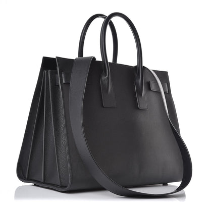 Saint Laurent Grained Calfskin Large Sac De Jour Carryall Black 3 of 15