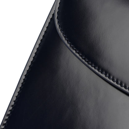 Salvatore Ferragamo Brushed Calfskin Medium Prisma Shoulder Bag Midnight 12 of 12