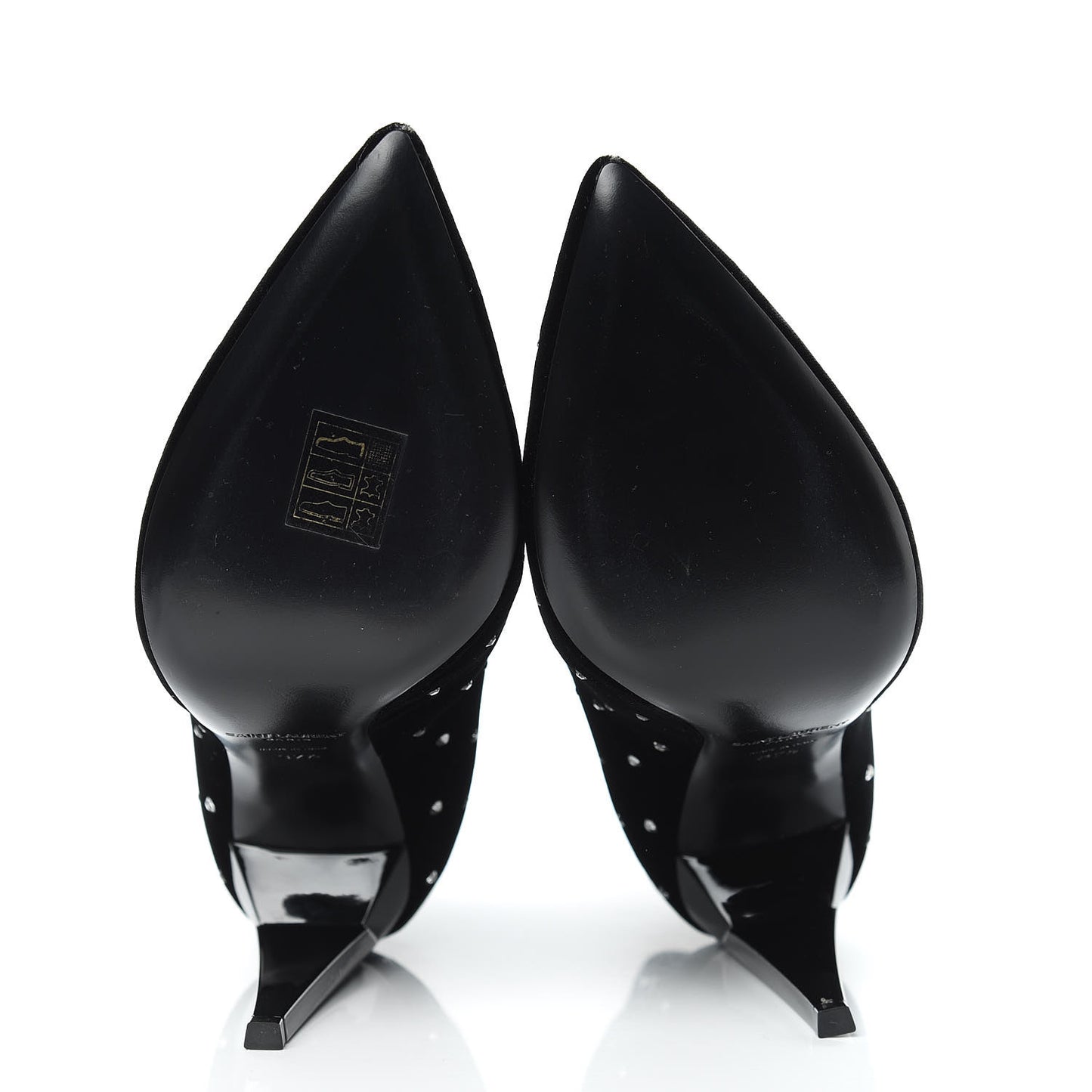 Velluto Master Crystal Strass Freja 105 Ankle Booties 37.5 Black