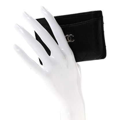 Chanel Lambskin Quilted Card Holder Black 2 of 13