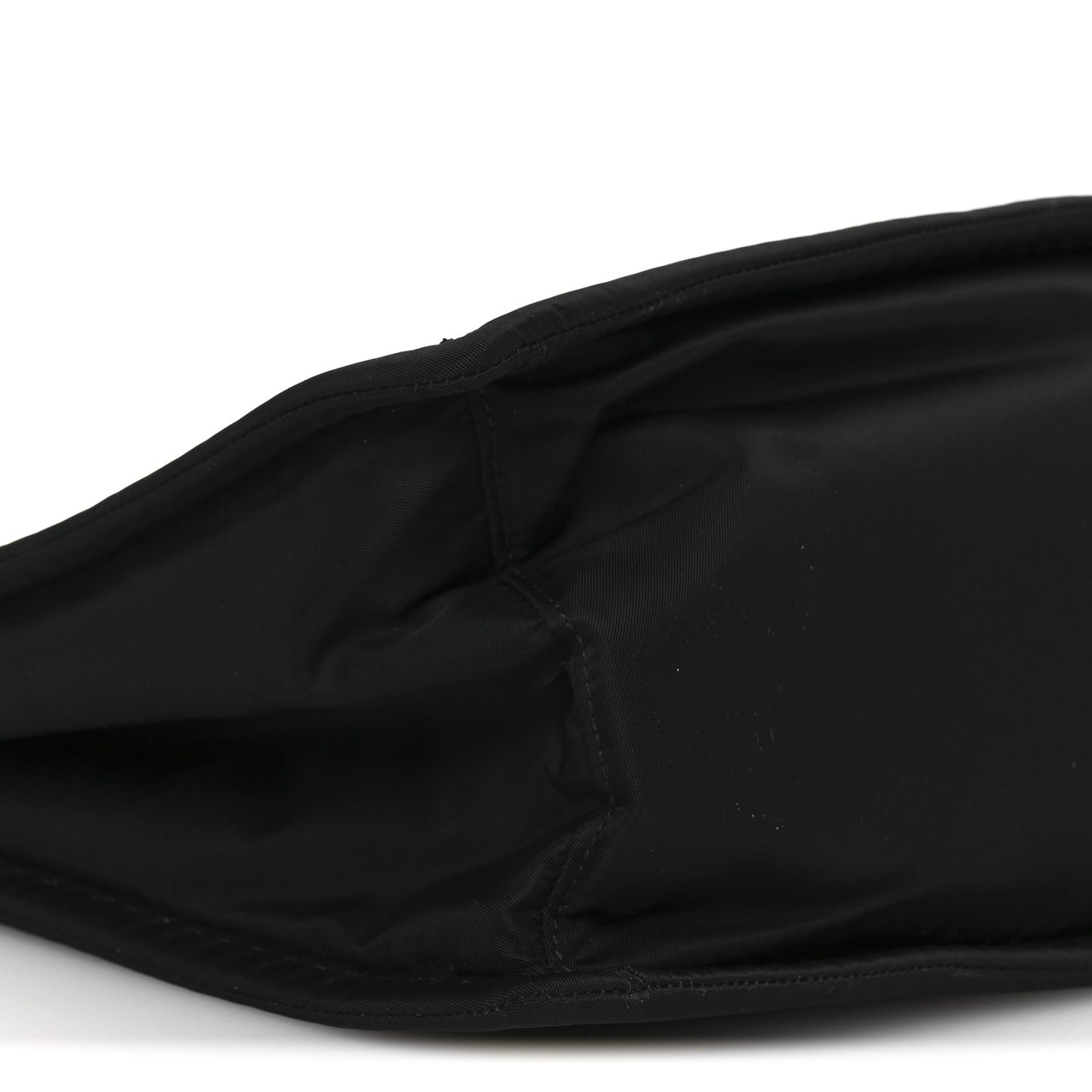 Tessuto Nylon Chain Shoulder Bag Black