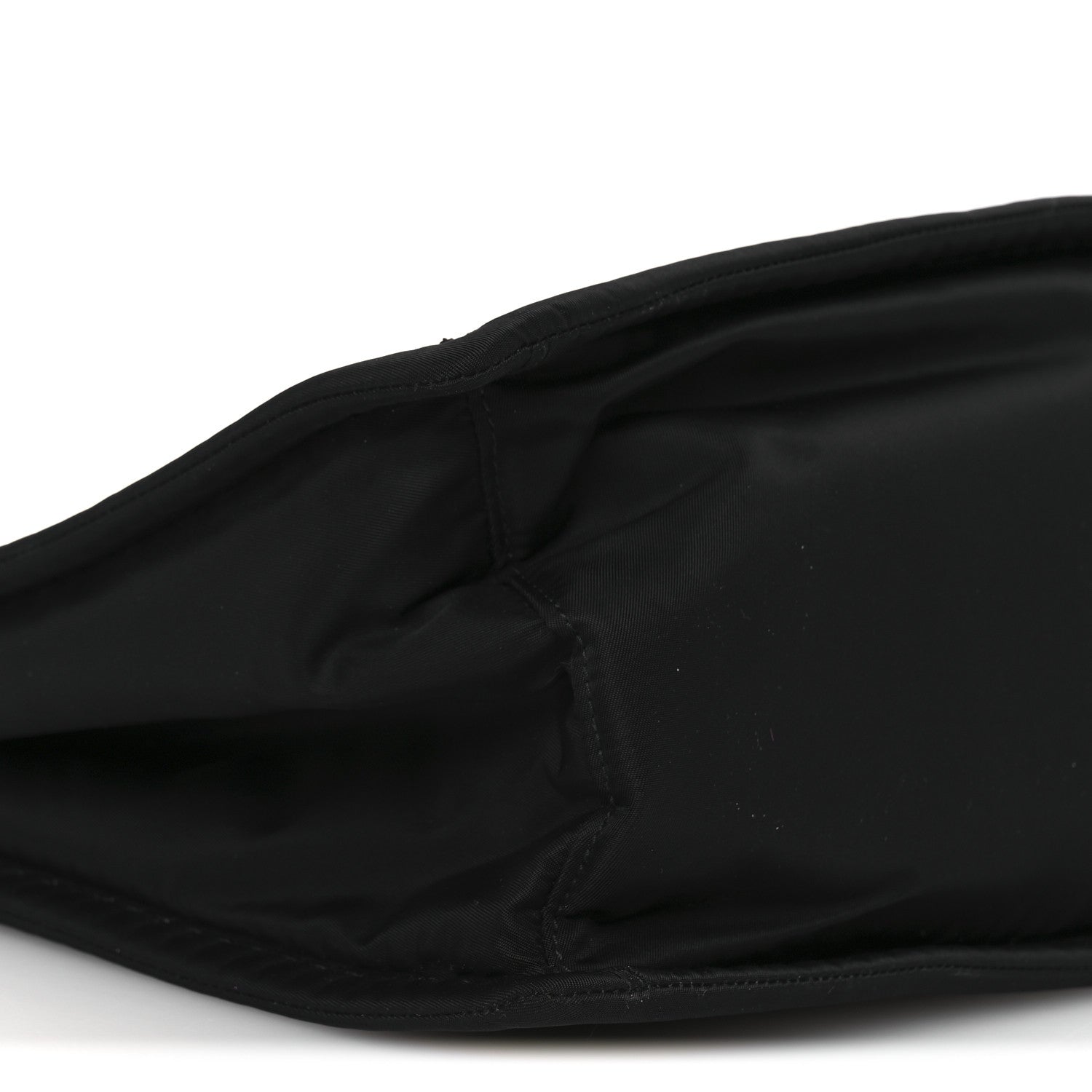 Prada Tessuto Nylon Chain Shoulder Bag Black 9 of 10