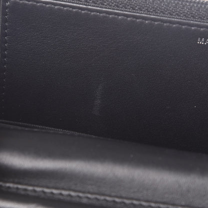 Chanel Calfskin Quilted Wallet On Chain WOC Black 7 of 12