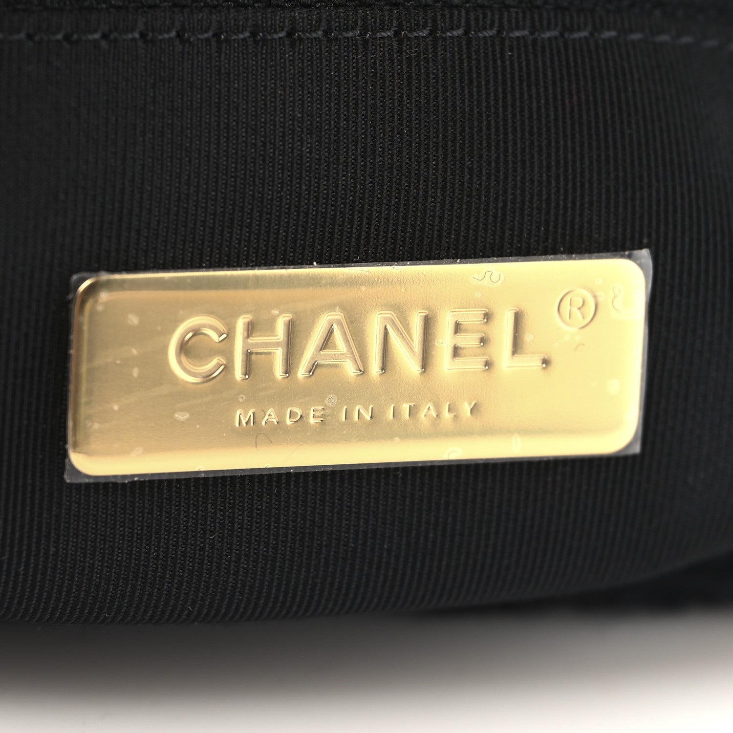 Chanel Tweed Quilted Large Chanel 19 Flap Black Navy Gold 6 of 10