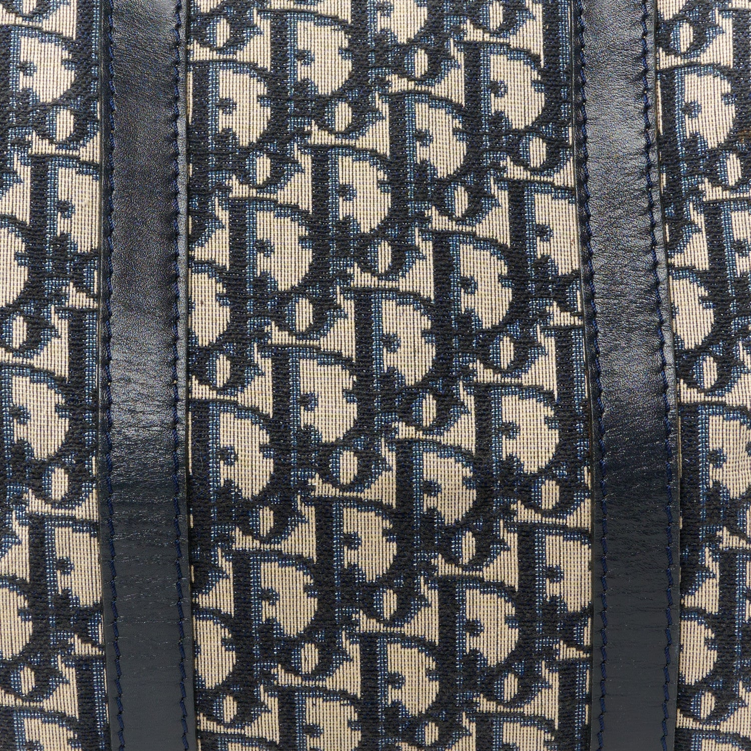 Christian Dior Monogram Duffle Navy Blue 8 of 13