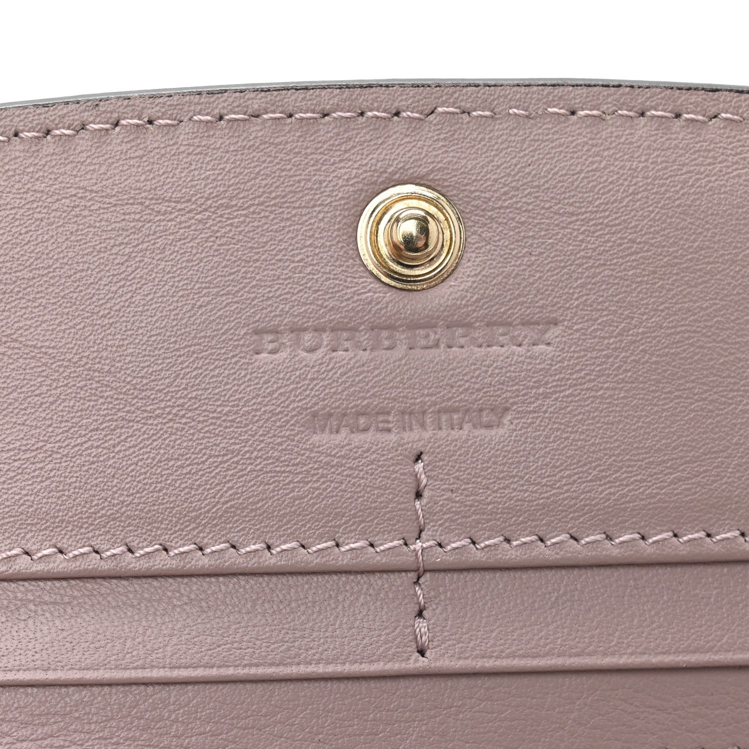 Burberry Calfskin House Check Porter Continental Wallet Pale Orchid 6 of 11