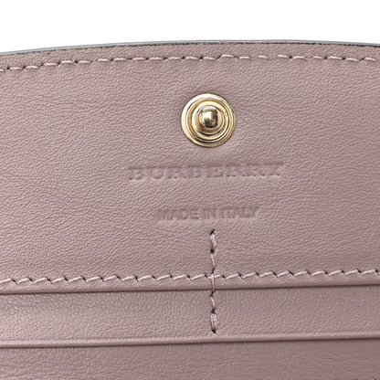 Burberry Calfskin House Check Porter Continental Wallet Pale Orchid 6 of 11