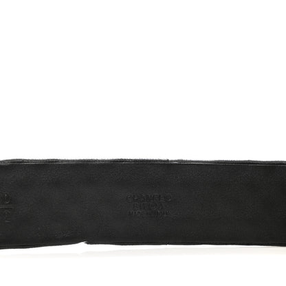 Chanel Lambskin Studded CC Chain Belt 80 32 Black 5 of 7