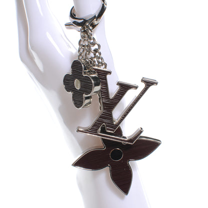Louis Vuitton Fleur d Epi Bag Charm Holder Moka 3 of 4
