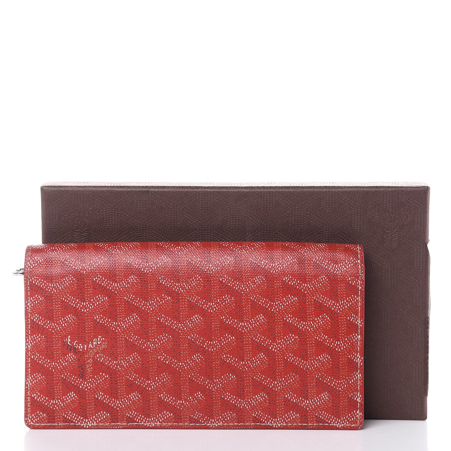 Goyardine Richelieu Wallet Red