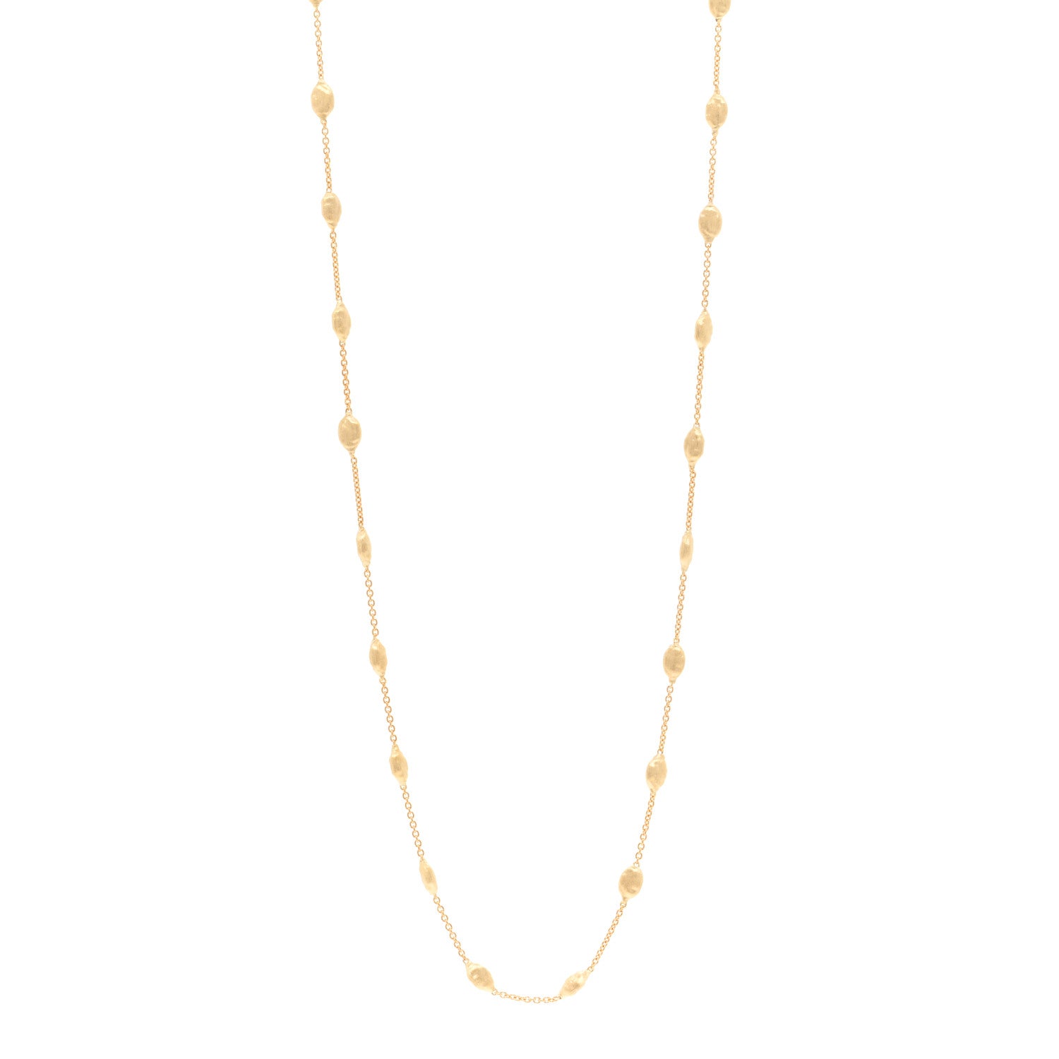 Marco Bicego 18K Yellow Gold Siviglia Long Necklace 1 of 4