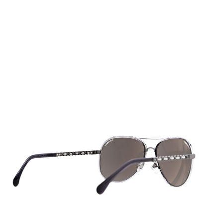 Chanel Metal Pilot Winter Sunglasses 4219 Grey 3 of 7
