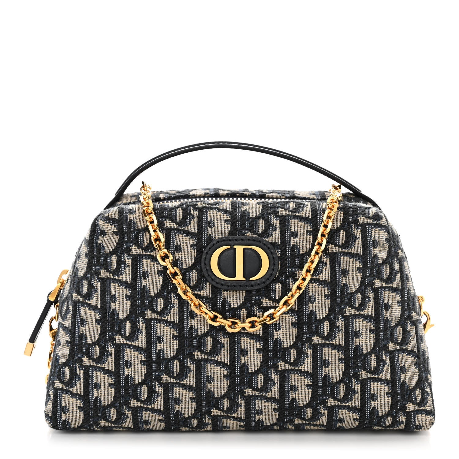 Christian Dior Oblique 30 Montaigne D-Cosy Pouch Blue 1 of 12