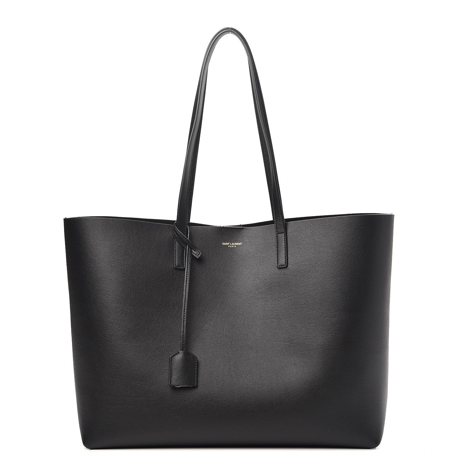 Saint Laurent Calfskin Large Shopping Tote Black 1 of 9