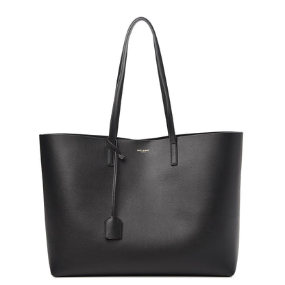 Saint Laurent Calfskin Large Shopping Tote Black 1 of 9