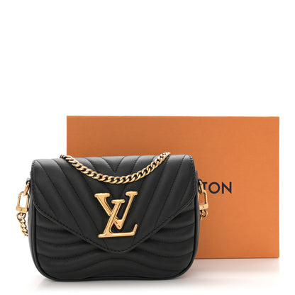 Louis Vuitton Calfskin New Wave Multi Pochette Black 9 of 9