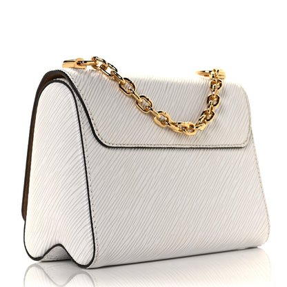 Louis Vuitton Epi Twist Shoulder Bag MM White 3 of 8