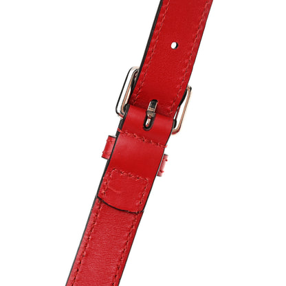 Gucci Guccissima Signature Messenger Bag Hibiscus Red 11 of 12