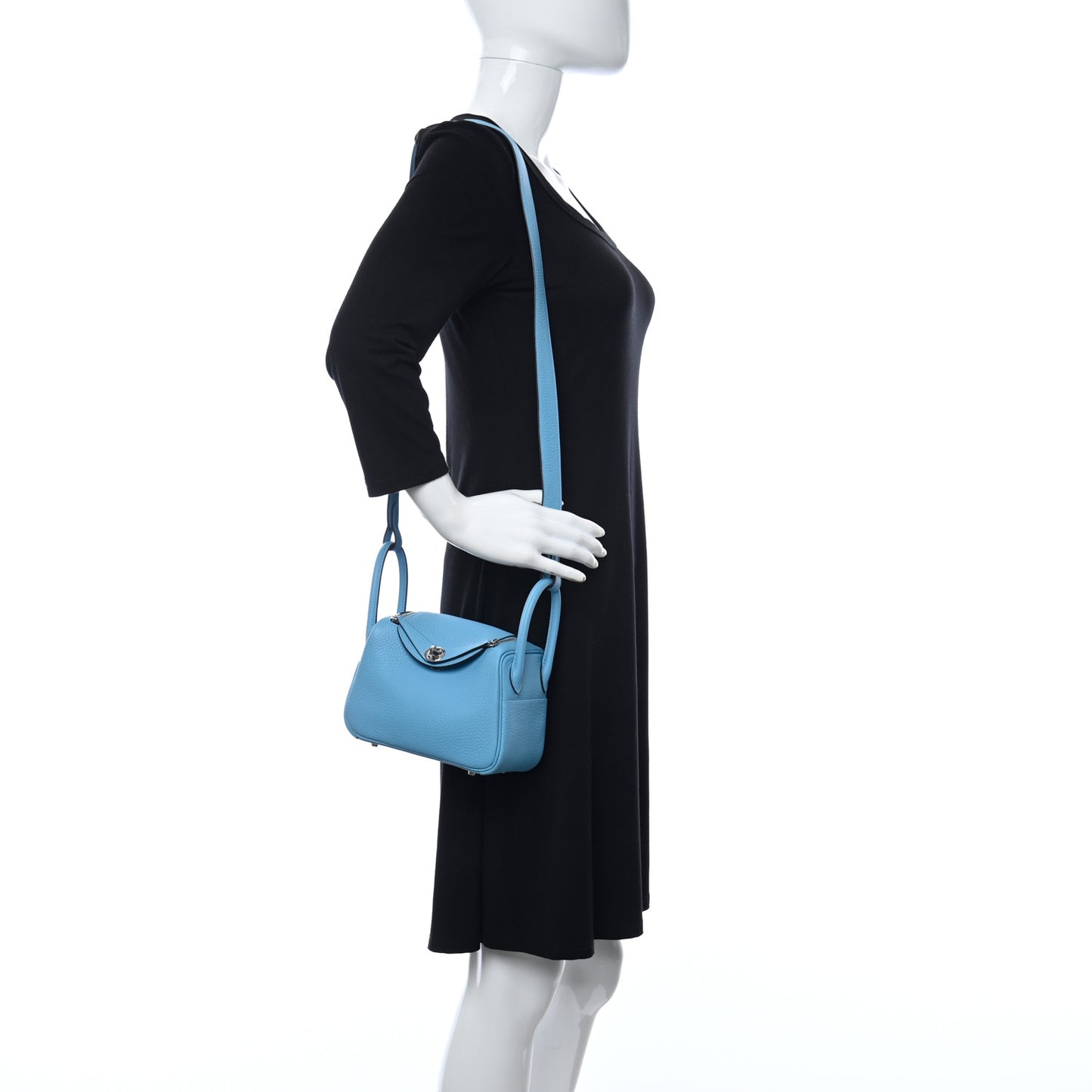 Taurillon Clemence Mini Lindy 20 Bleu Du Nord