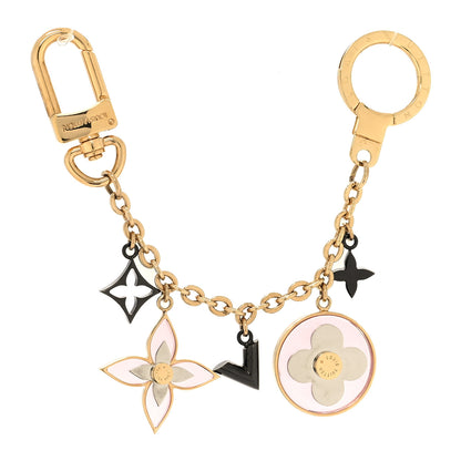 Louis Vuitton Blooming Flowers Bag Charm Chain Pink 1 of 4