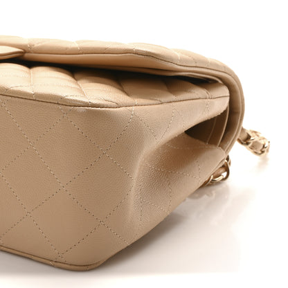 Chanel Caviar Quilted Jumbo Double Flap Beige Clair 10 of 10