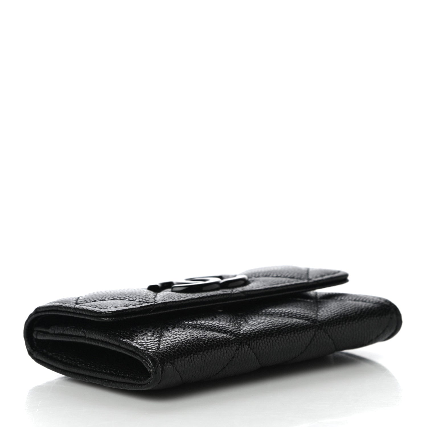 Chanel Caviar Quilted My Everything Flap Card Holder Black 5 of 10